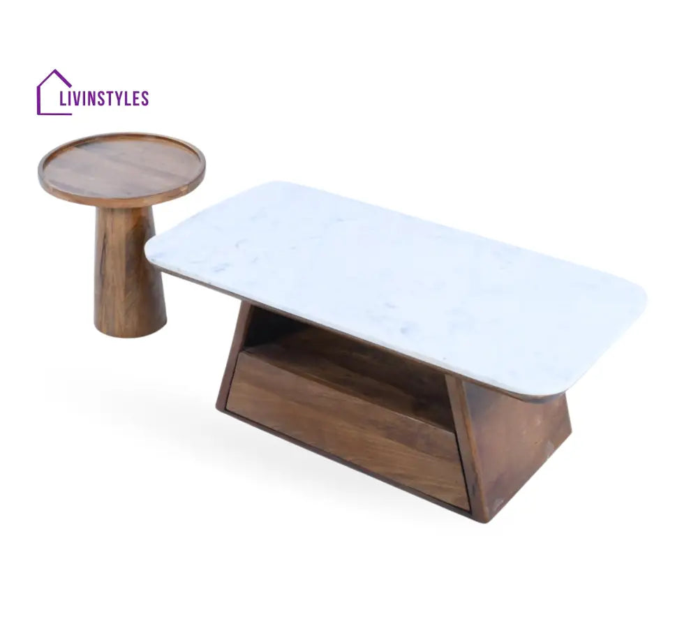 Charvi Spectra Wooden Nesting Centre Tables Centre Tables