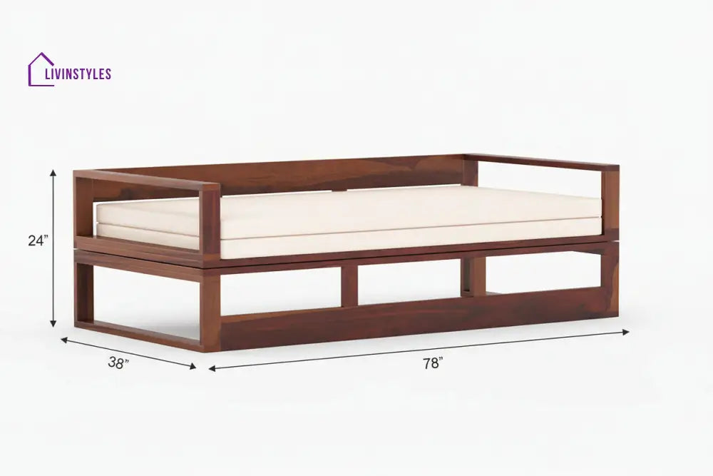 Chauanh Sheesham Wood Sofa Cum Bed King size