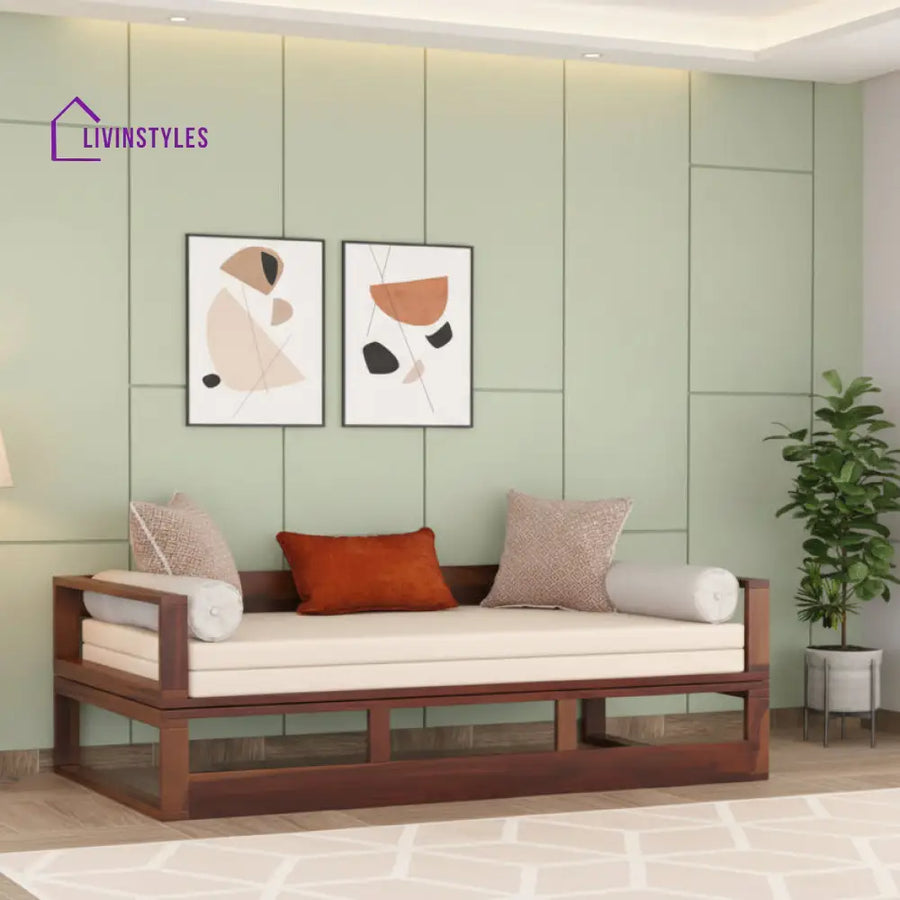 Chauanh Sheesham Wood Sofa Cum Bed King size