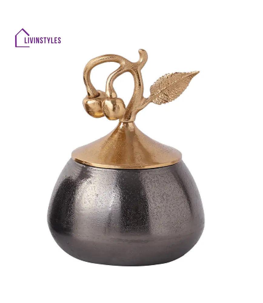 Cherry Vine Black Décorative Medium Box