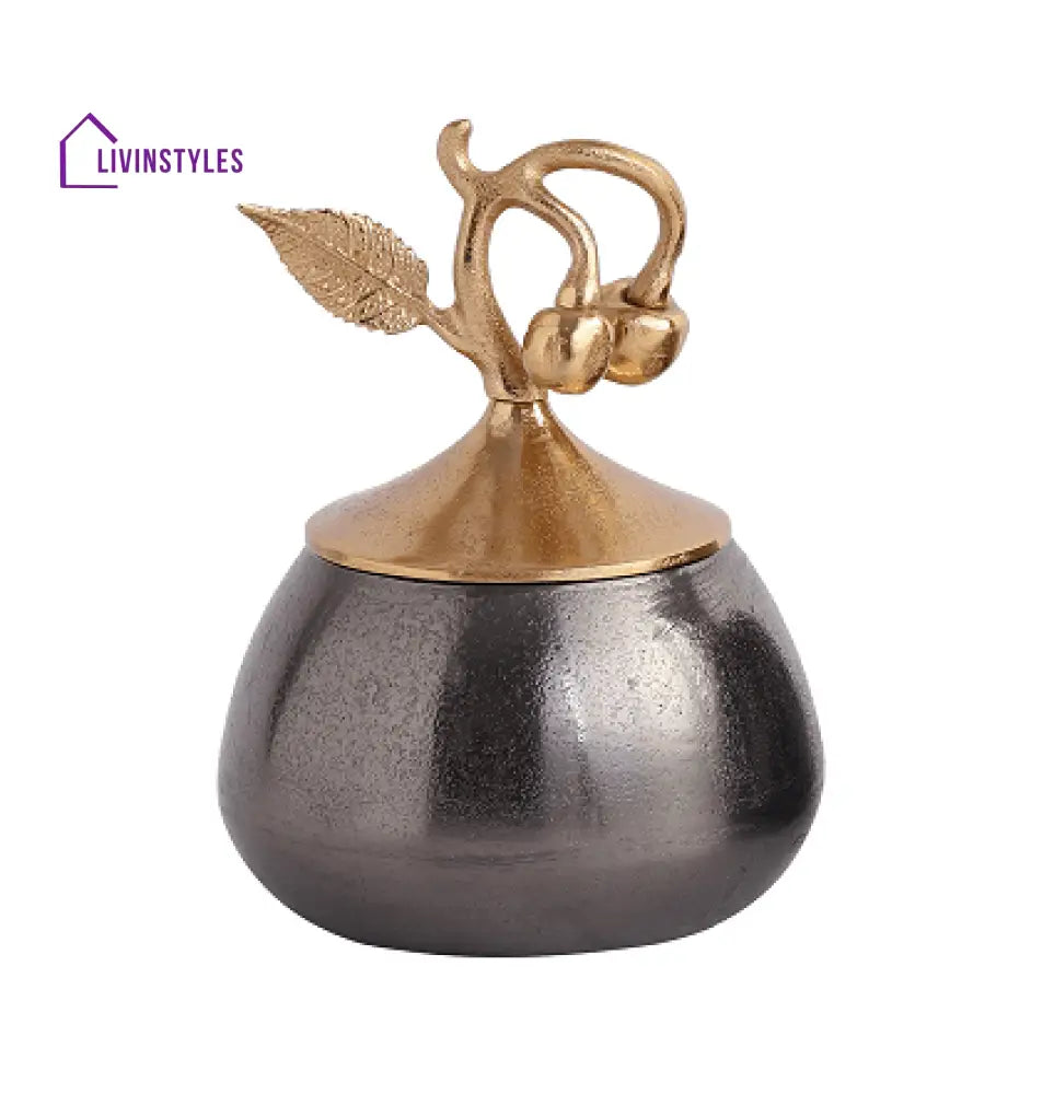 Cherry Vine Black Décorative Medium Box