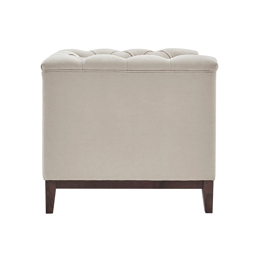 Javier Chesterfield Armchair - Stone