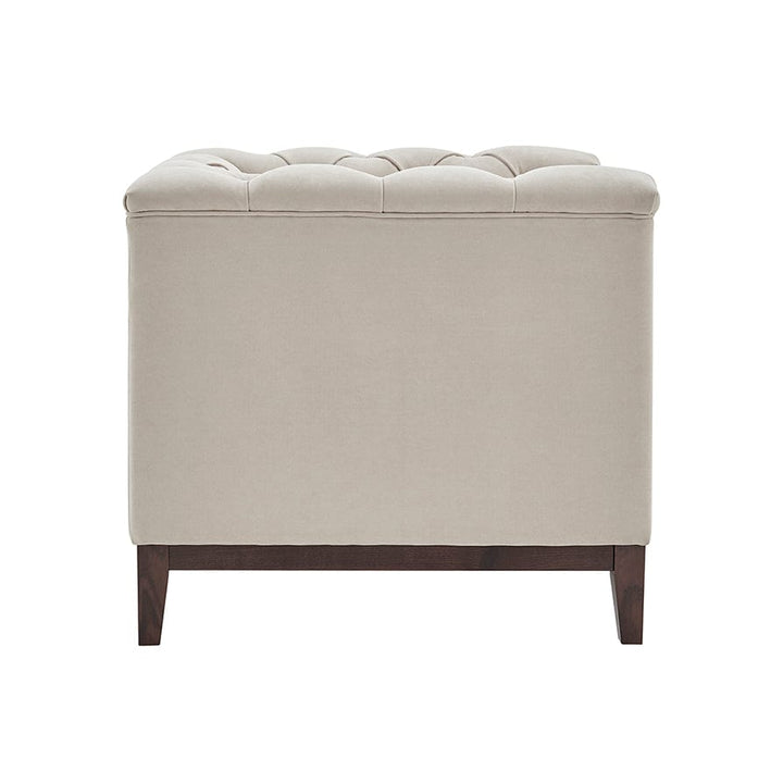 Javier Chesterfield Armchair - Stone