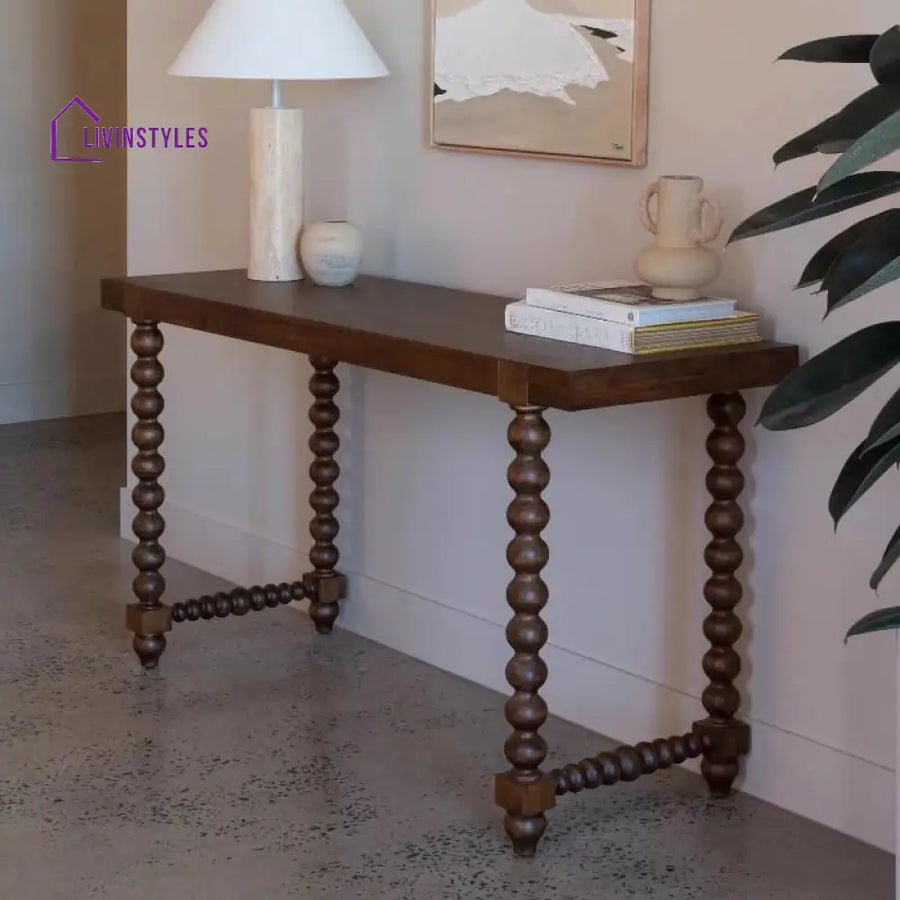 Chintan Wooden Living Room Console Table