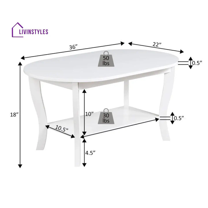 Chirag Solid Wood Coffee Table For Living Room