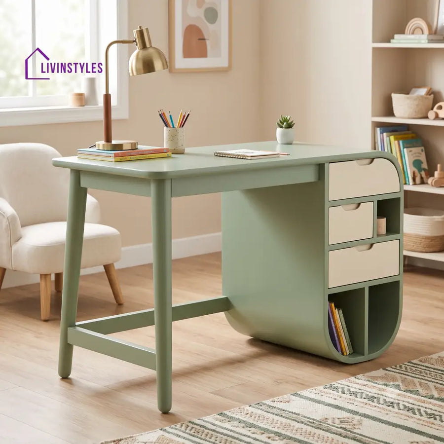 Chitra Mango Wood Kids Study Table | Study Table for Kids