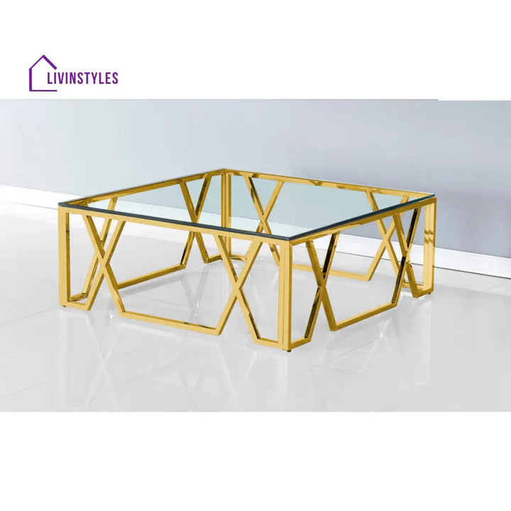 Chitra Metal Coffee Table For Living Room