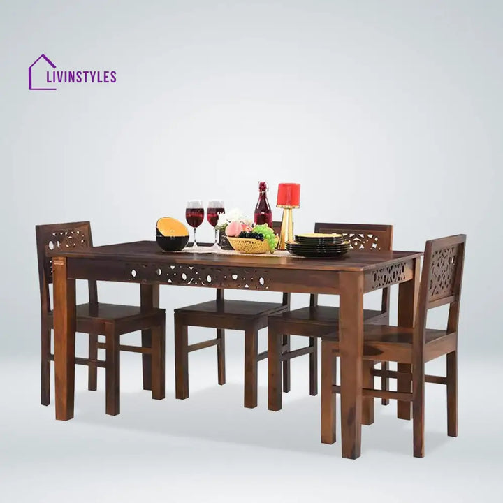 Oro Wooden 6 Seater Dining Table Sets with Bench Kitchen & Dining Furniture Sets
