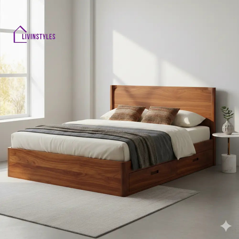 Christopher Premium Sheesham Wood Bed