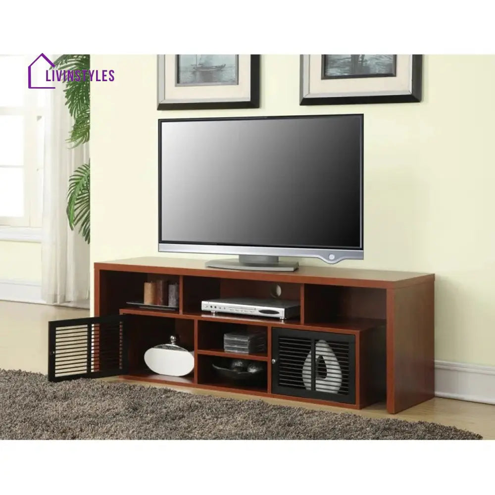 Claire Wooden Finish Tv Unit Stand for Living Room