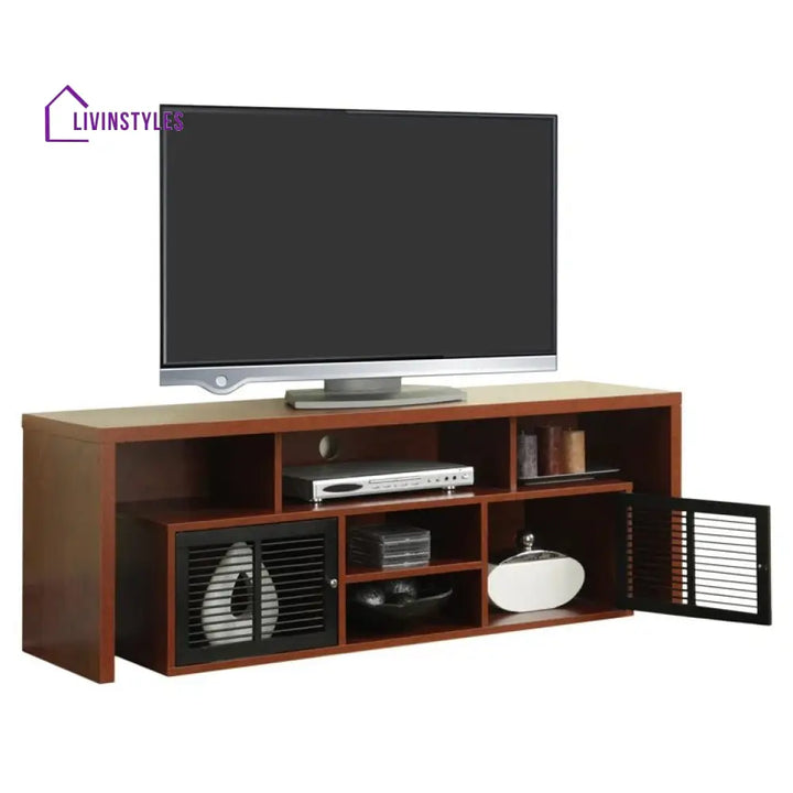 Claire Wooden Finish Tv Unit Stand for Living Room