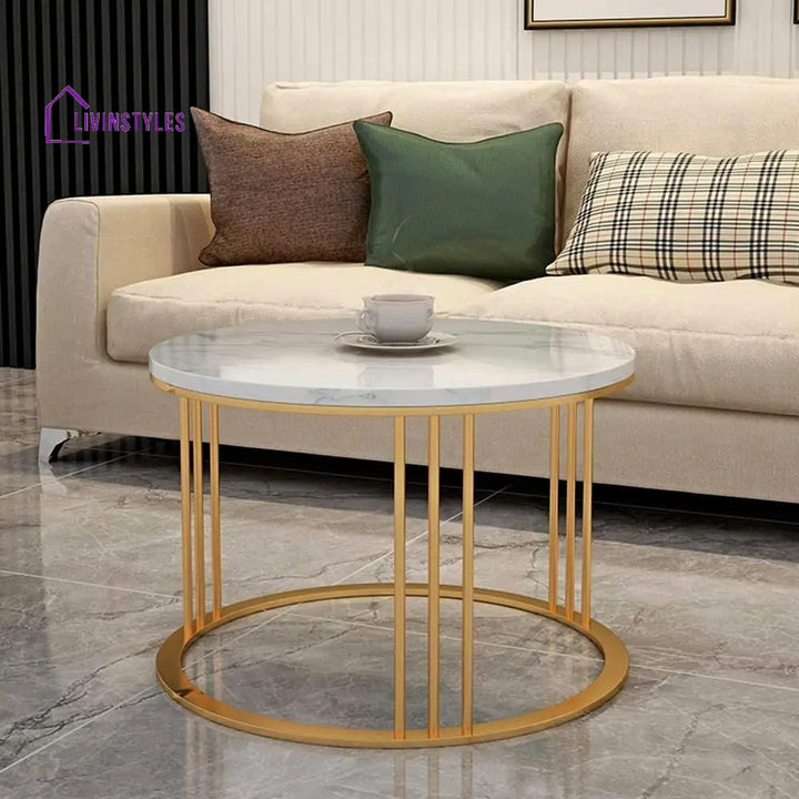 Home Decor Classic Designer Tethered Iron Stand Coffee Table Set of 2