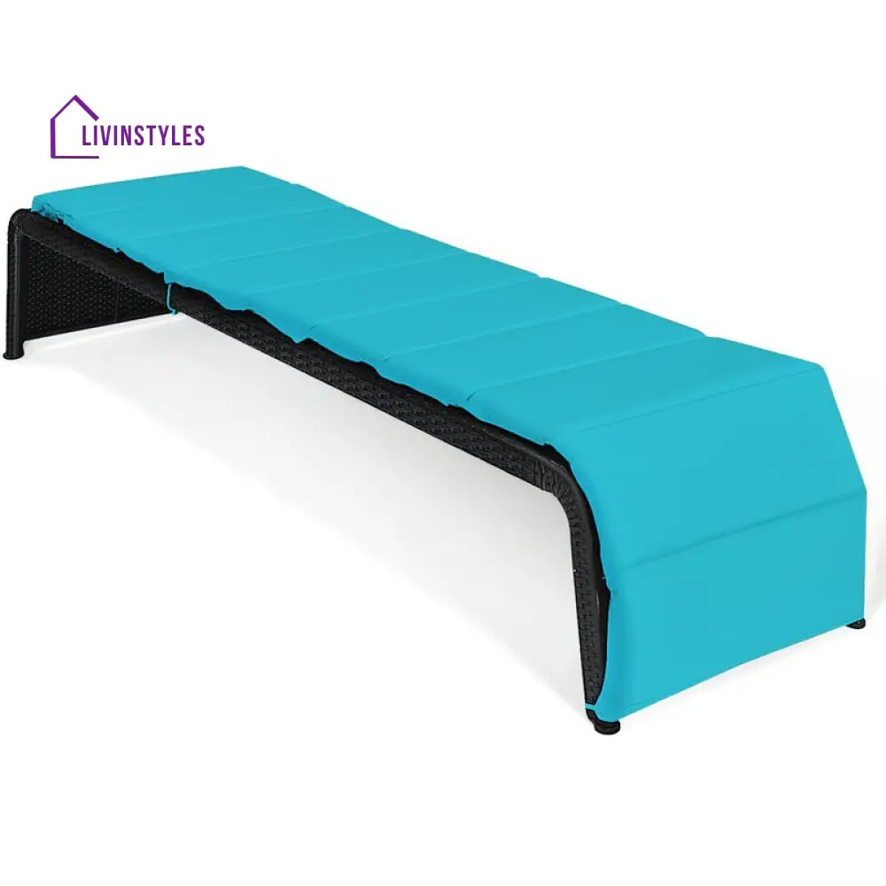 Claw Outdoor Swimming Poolside Lounger (Black) - Loungers