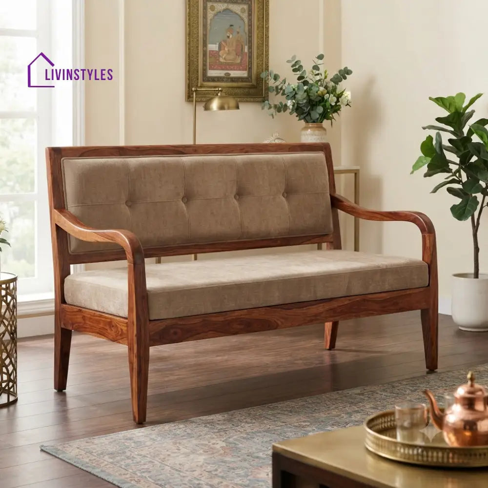 Clément Wooden Bench for Living Room | Bedroom | Extra Seating