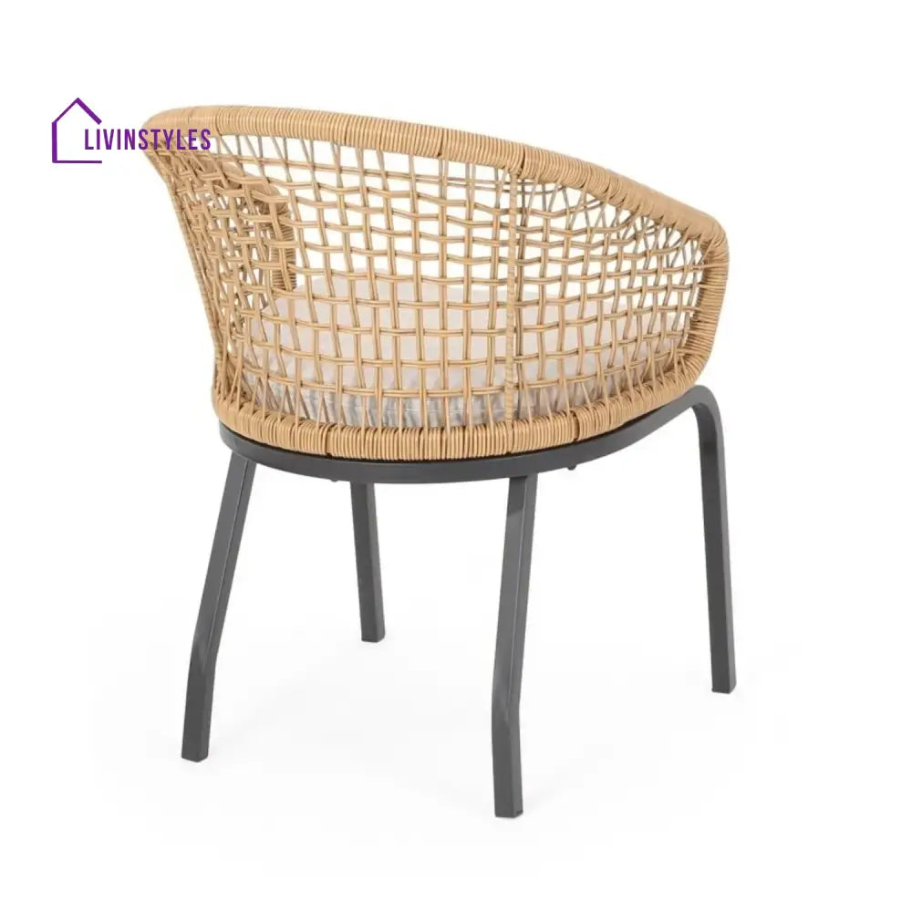 Clementine 3 Piece Garden Outdoor Rope Patio Set - Patio Set