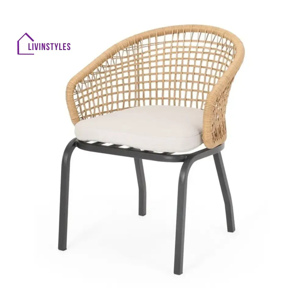 Clementine 3 Piece Garden Outdoor Rope Patio Set - Patio Set