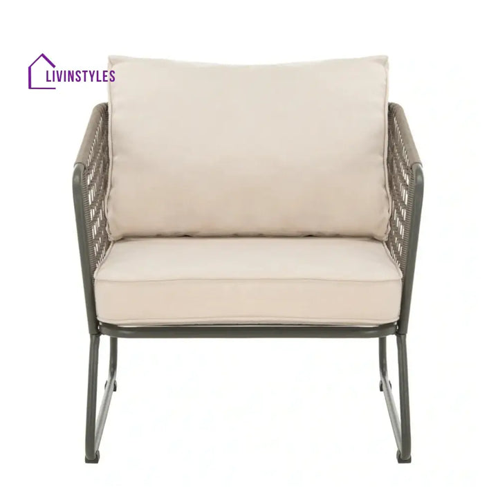 Clementine 4 Piece Outdoor All-Weather Rope Sofa Set - Sofa Set