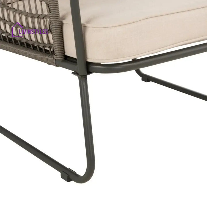 Clementine 4 Piece Outdoor All-Weather Rope Sofa Set - Sofa Set