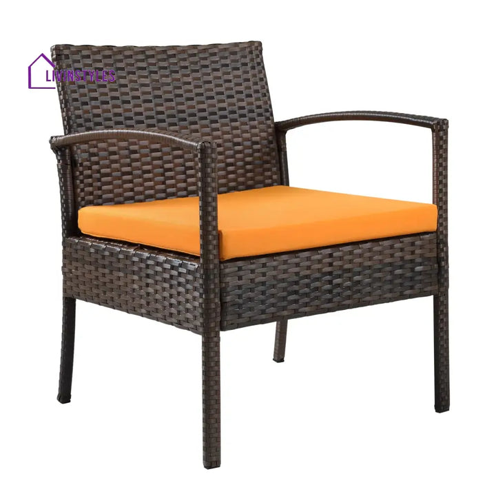 Clone Outdoor Sofa Set 2 Seater 2 Single seater and 1 Center Table Set (Brown) - Sofa Sets
