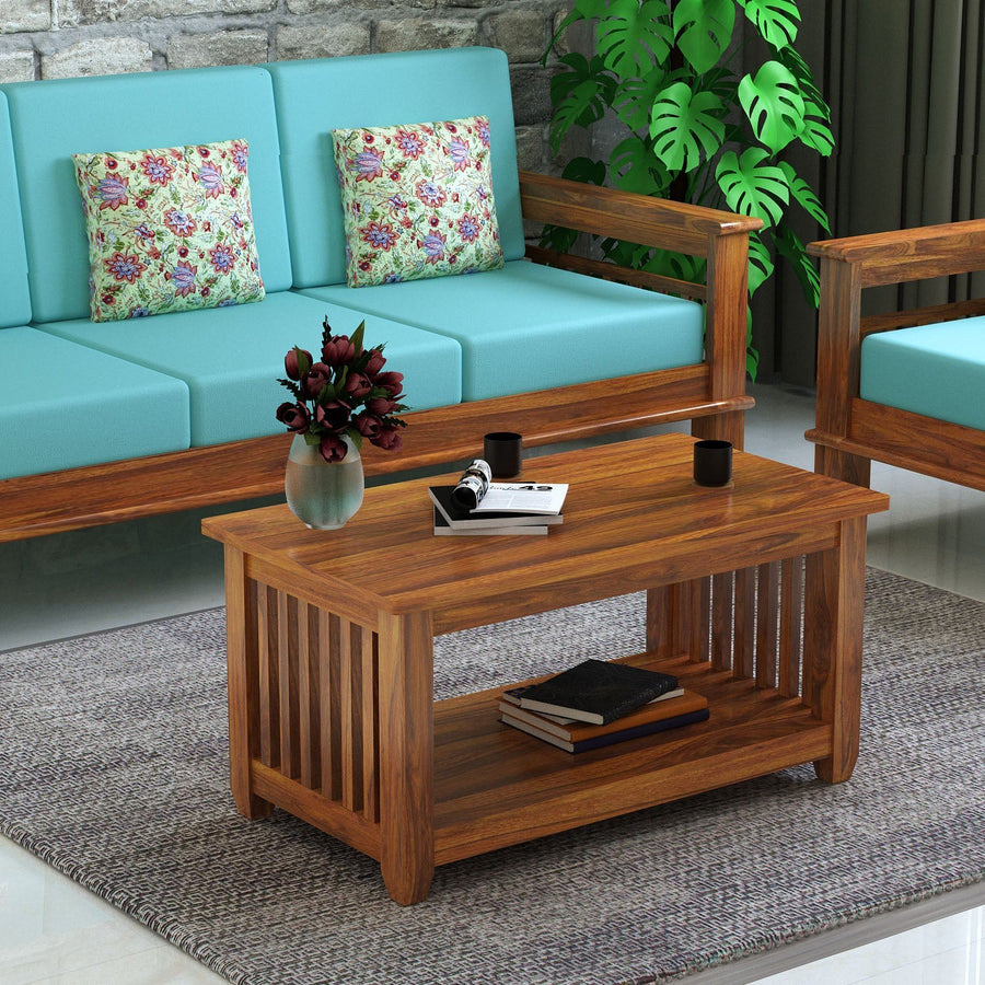 Maharaja Solid Sheesham Wood Coffee Table - 1 Year Warranty Tables
