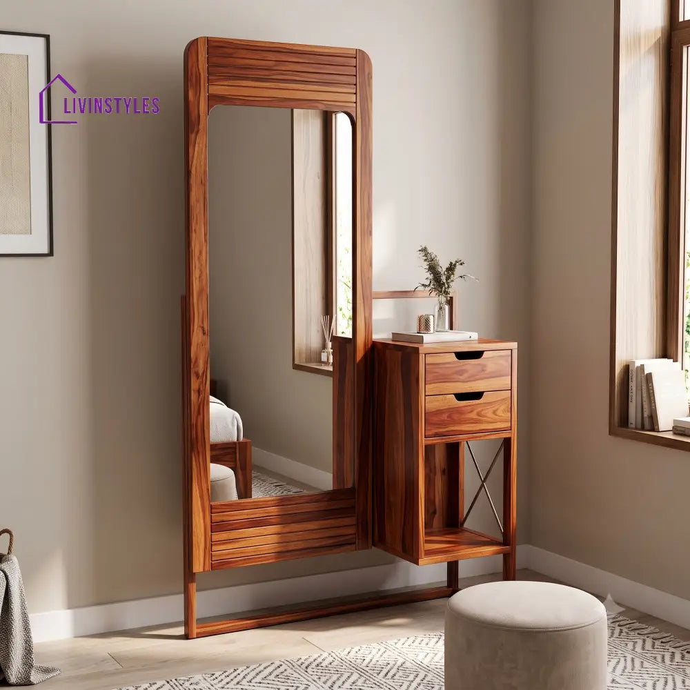 Coline Premium Solid Wood Dressing Table for Bedroom | New Designer Dressing Unit