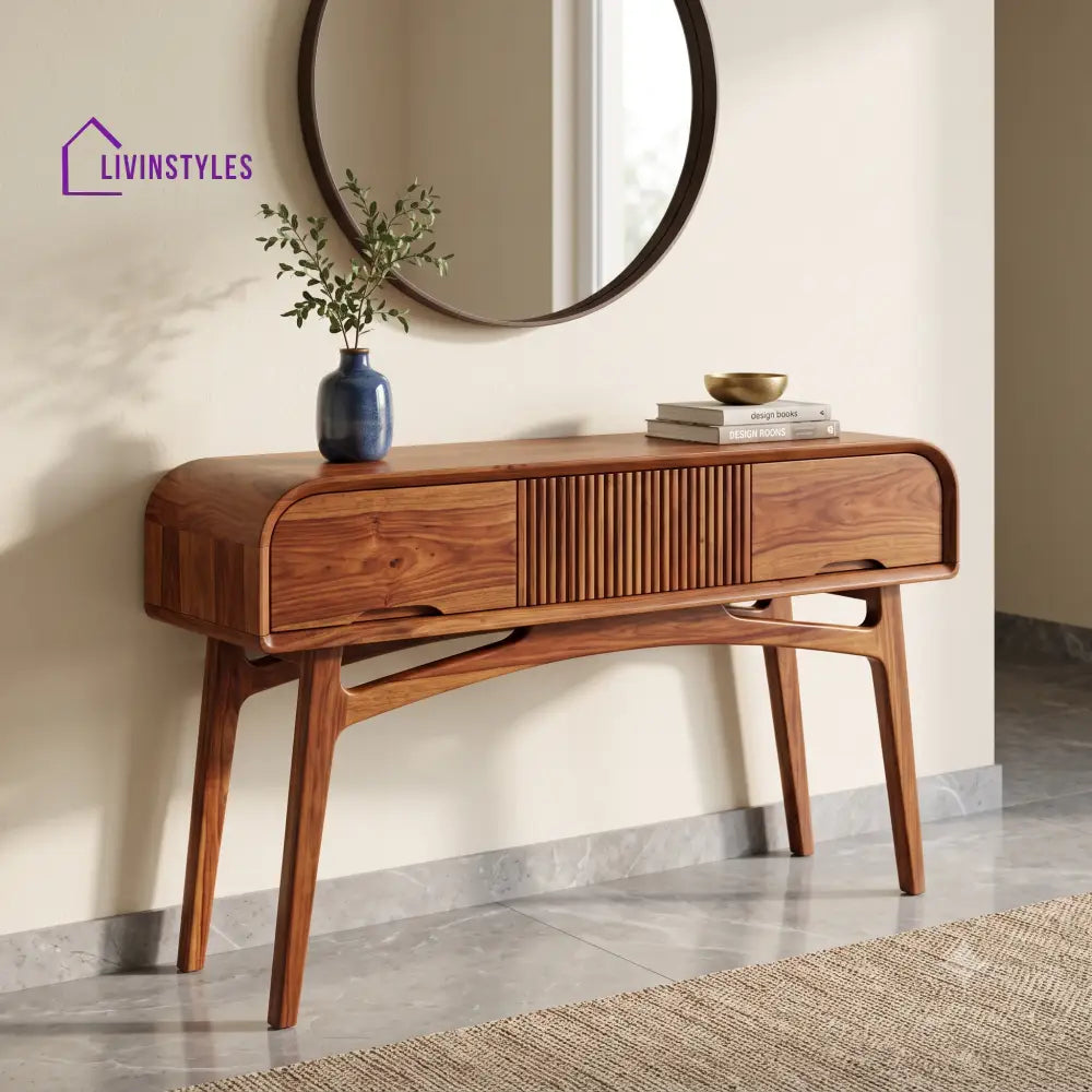 Côme Premium Wooden Console Table for Living Room | Entryway Table