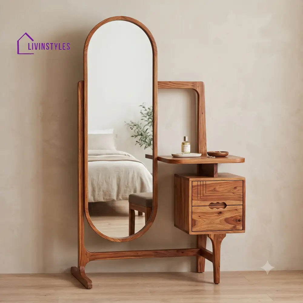 Coralie Premium Solid Wood Dressing Table for Bedroom | New Designer Dressing Unit