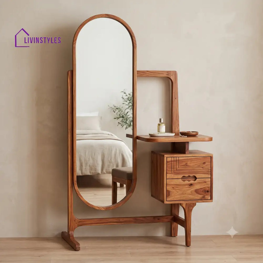 Coralie Premium Solid Wood Dressing Table for Bedroom | New Designer Dressing Unit