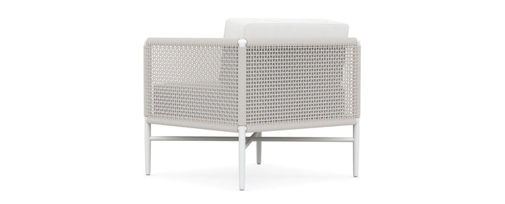 Roza Outdoor Garden Balcony Sofa Set 2 Seater and 2 Single Seater With 1 Center Table Set, Braid & Rope (White + Beige)