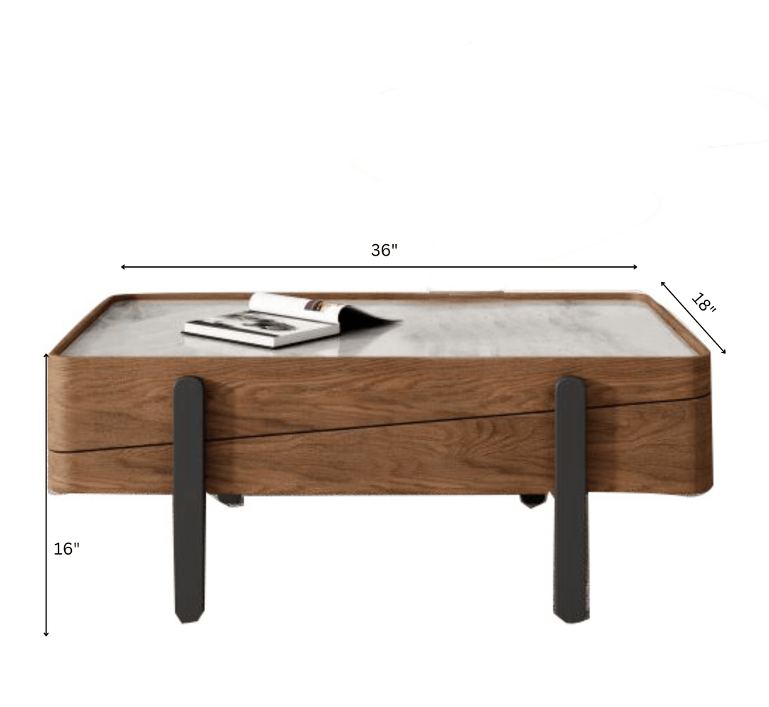 Zakhar Wooden Nesting Centre Tables Coffee Table