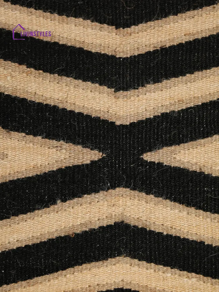 Cotton And Jute Hand Woven Cushion Cover Set Of 2 (20X20 Inch)