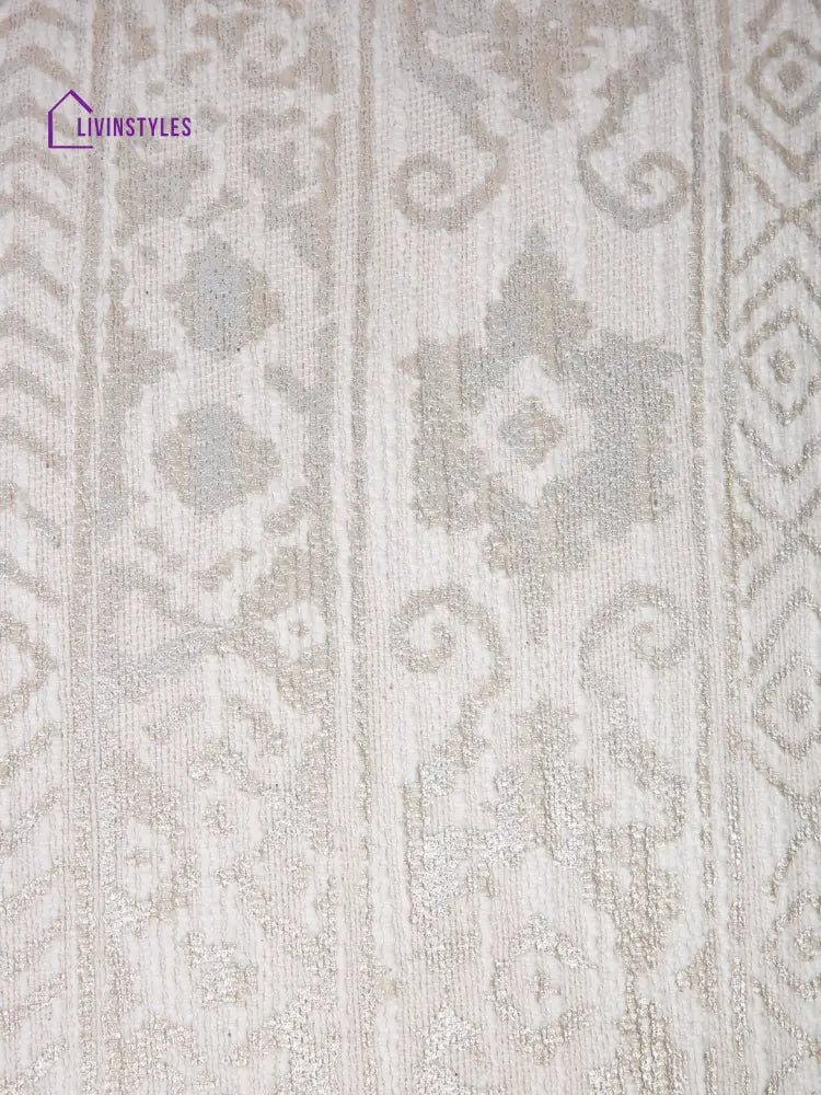Cotton Ivory Cushion Cover Set Of 2 (20X20 Inch)
