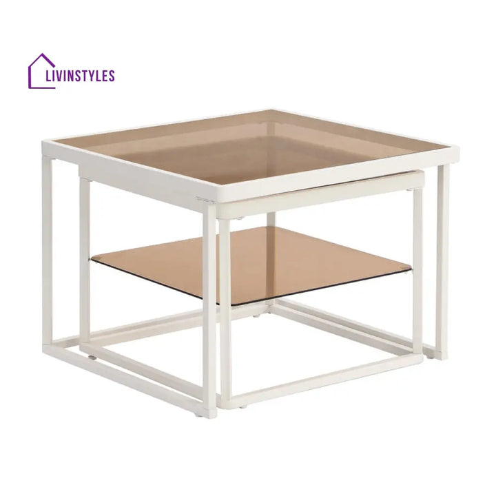 Crestline Metal Coffee Table For Living Room