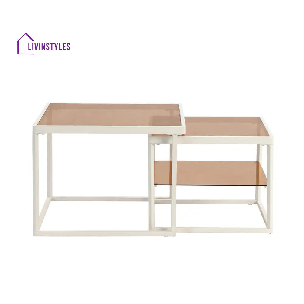 Crestline Metal Coffee Table For Living Room