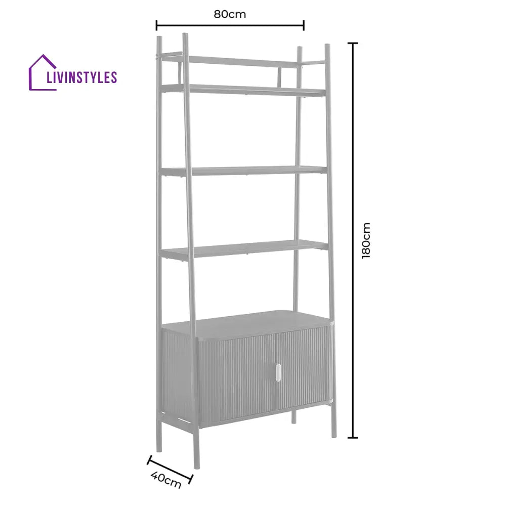 Cristian Shelving Unit - Black - Shelving Unit