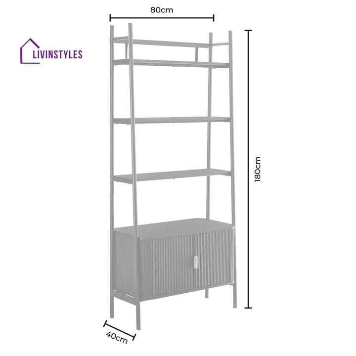 Cristian Shelving Unit - Black - Shelving Unit