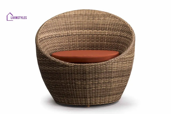Cub Outdoor Patio Seating Set 2 Chairs and 1 Table Set (Arabica) - Coffee Table Sets