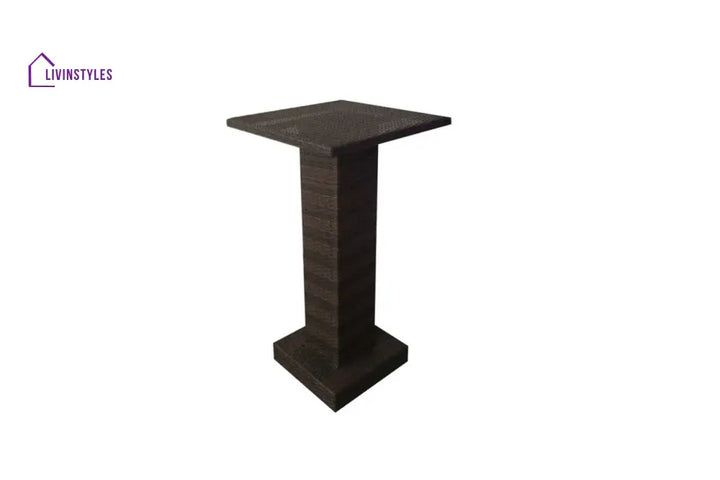 Curro Outdoor Patio Bar Set 4 Chairs and 1 Table For Balcony (Brown) - Bar Sets