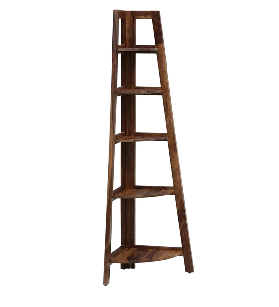 Angelina Folding Corner Bookshelf or Display Unit Book Shelf