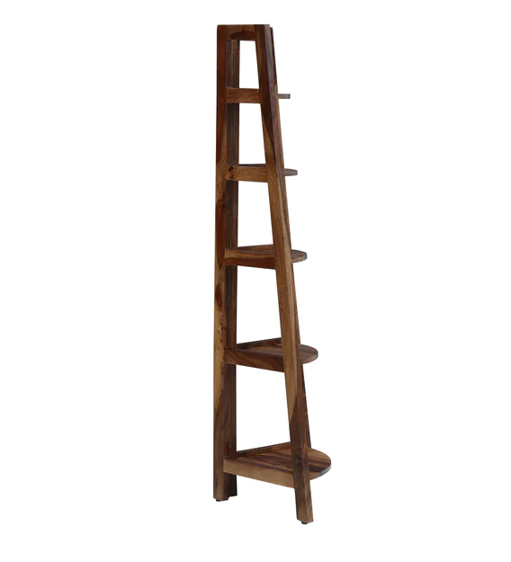 Angelina Folding Corner Bookshelf or Display Unit Book Shelf