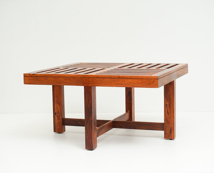 Anastasia Coffee Table with 4 Stools | Wooden Coffee Table for Living Room Coffee Table