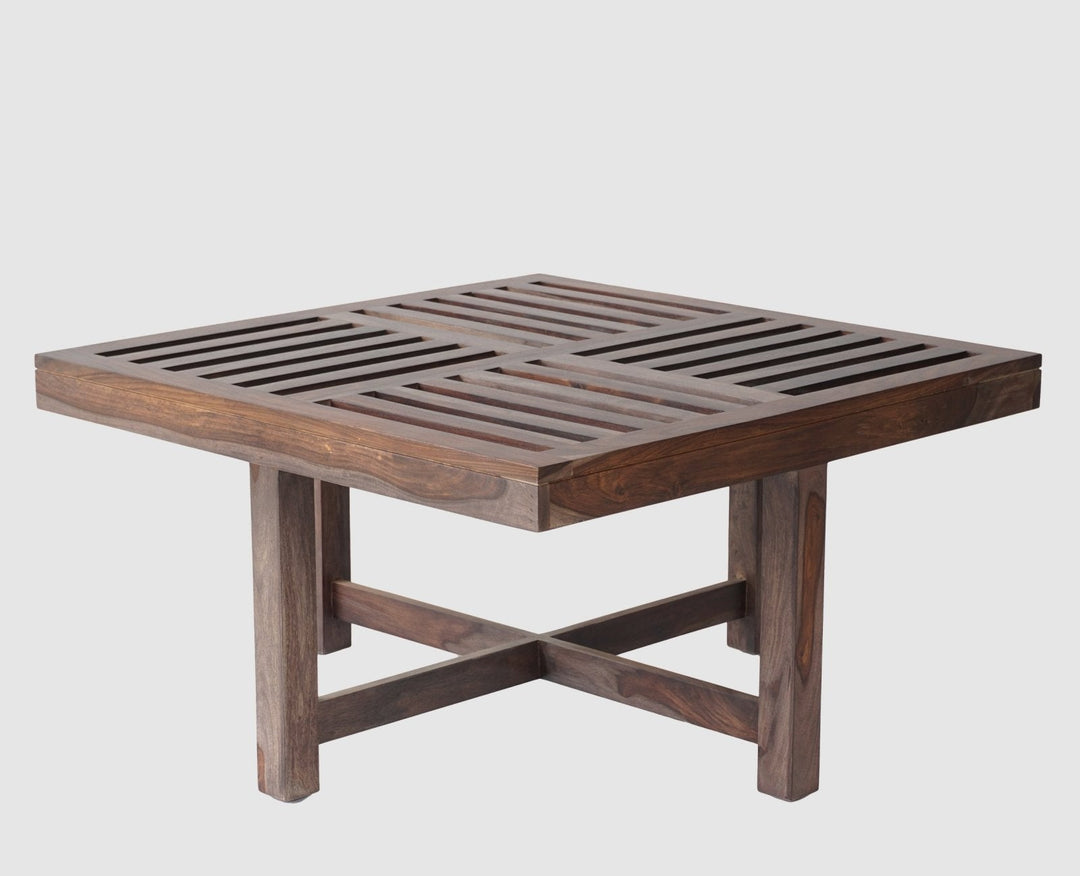 Anastasia Coffee Table with 4 Stools | Wooden Coffee Table for Living Room Coffee Table