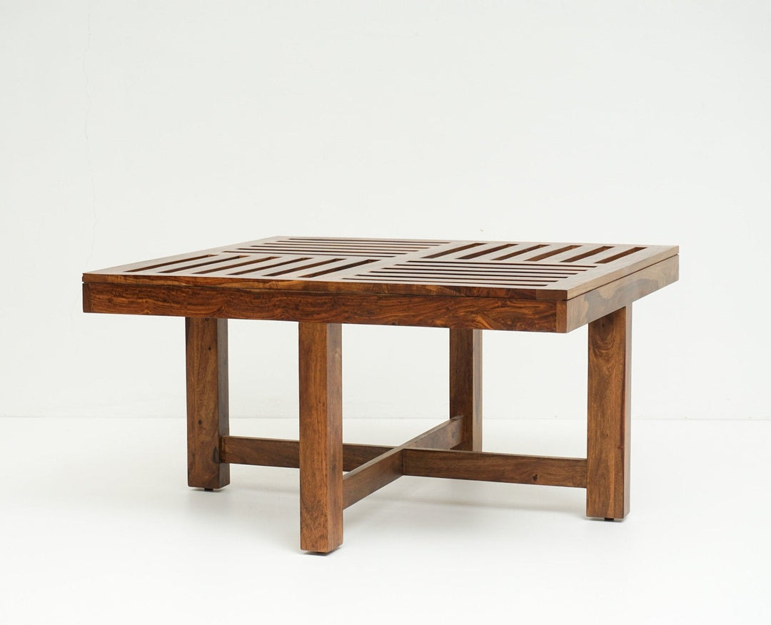 Anastasia Coffee Table with 4 Stools | Wooden Coffee Table for Living Room Coffee Table