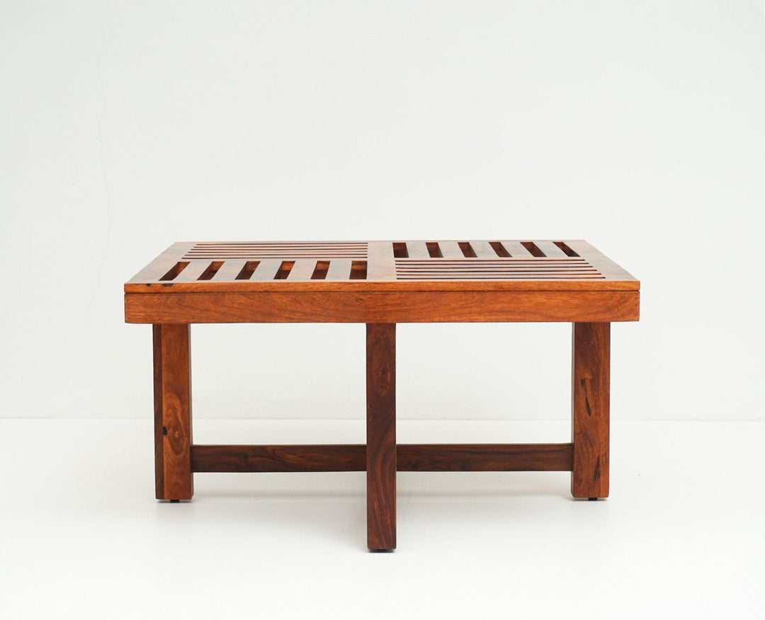 Anastasia Coffee Table with 4 Stools | Wooden Coffee Table for Living Room Coffee Table