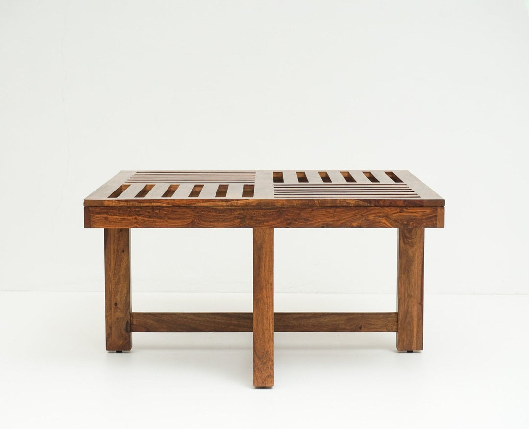 Anastasia Coffee Table with 4 Stools | Wooden Coffee Table for Living Room Coffee Table