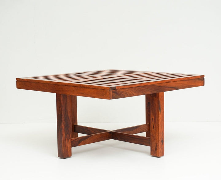 Anastasia Coffee Table with 4 Stools | Wooden Coffee Table for Living Room Coffee Table