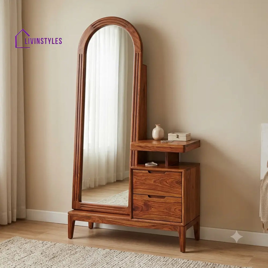 Cyril Premium Solid Wood Dressing Table for Bedroom | New Designer Dressing Unit