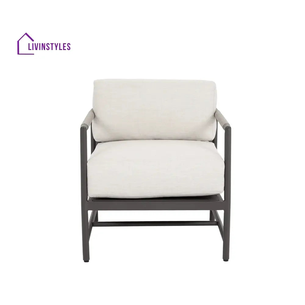 Cyst Outdoor Patio Seating Set 2 Chairs and 1 Table Set (Grey) Braided & Rope - Coffee Table Sets