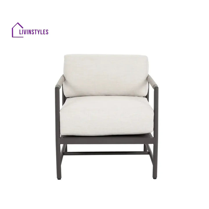 Cyst Outdoor Patio Seating Set 2 Chairs and 1 Table Set (Grey) Braided & Rope - Coffee Table Sets