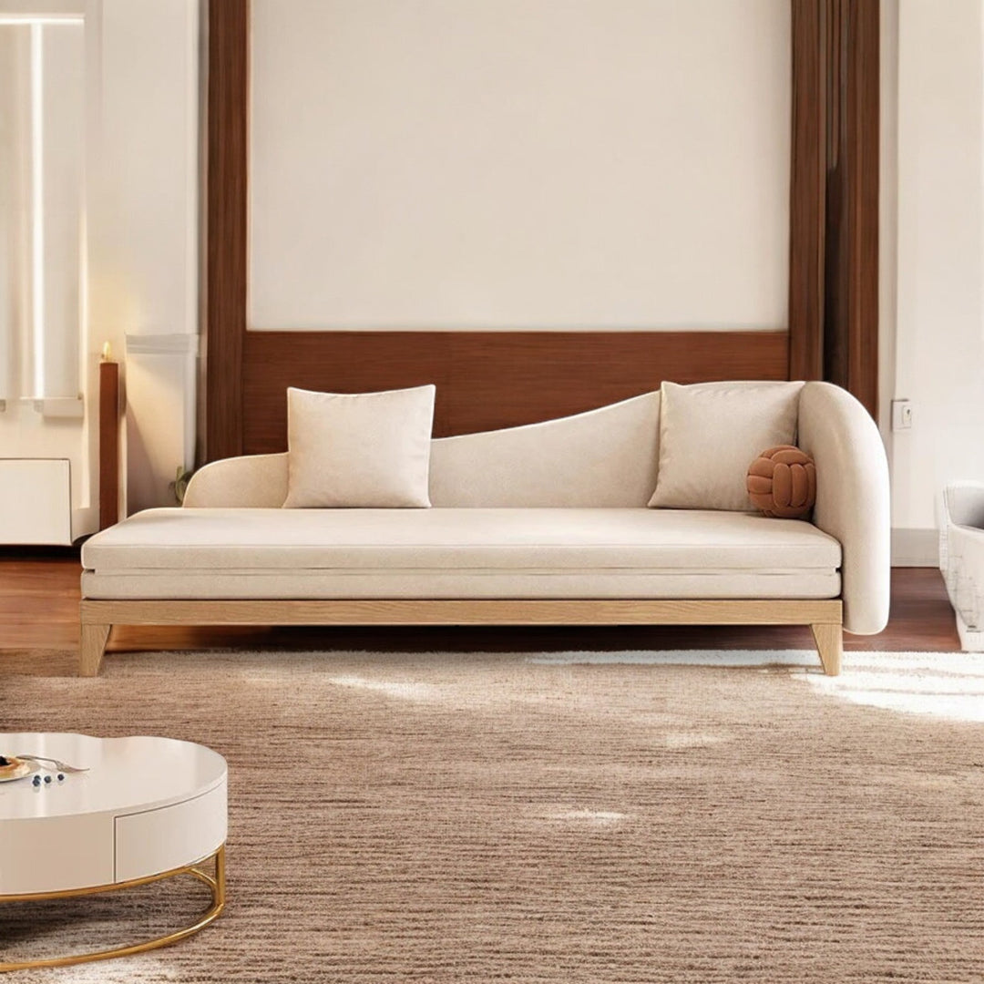 Lounge Chaise Sofa Bed Queen Size (Sofa 190 L x 92 W x 80 H) (Bed Size 190 L x 170 W x 80 H)